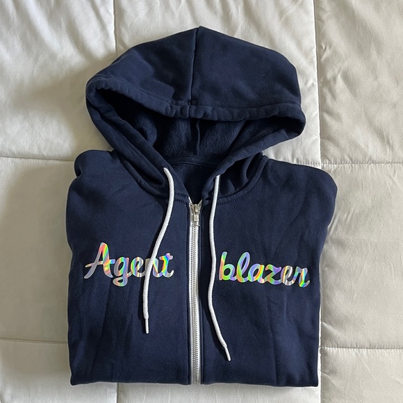 Salesforce Agentblazer Navy Blue Hoodie - American Apparel - Size Small - NWOT - Picture 2 of 7